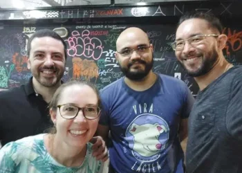 2022 - professor MPK com alunos Raul Mariana e Felipe em Bonenkai, SP